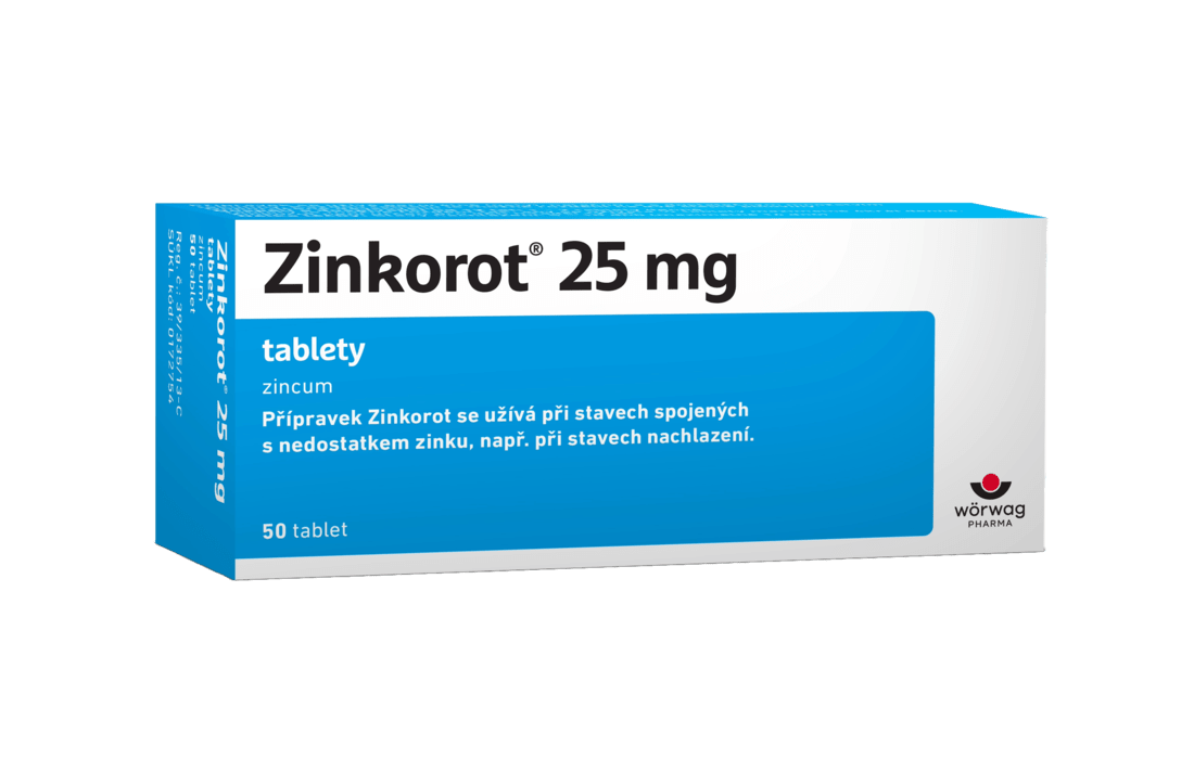 Zinkorot, zinek tablety, pro děti, dávkovanie, nedostatek zinku, účinky, maximální denní dávka