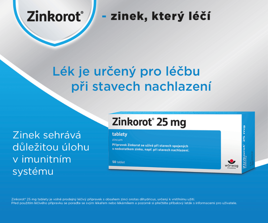 Zinkorot - volně prodejný lék s obsahem zinku a kyseliny orotové. Léčba dermatitidy pomocí léku Zinkorot