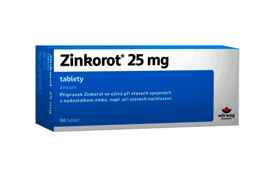Zinkorot (Zinek) - užívání, dávkování, příznaky předávkování, , tablety, pro děti, nedostatek zinku, účinky
