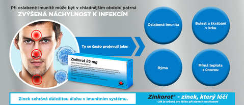 Zinek - zinkorot, který léčí