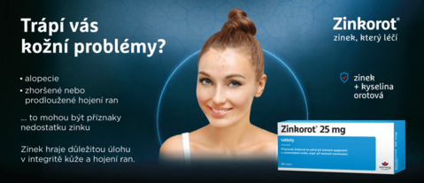 Zinkorot a zinek. Trápí vás kožní problémy alopecie a hojení ran. Nedostatek zinku
